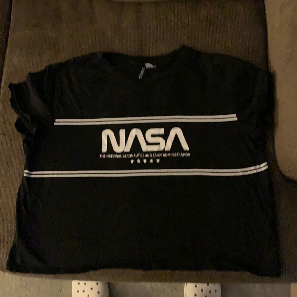 Divided H&M Black NASA Shirt Size-Large